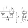 Смеситель для душа VITRA FLO S A41938EXP
